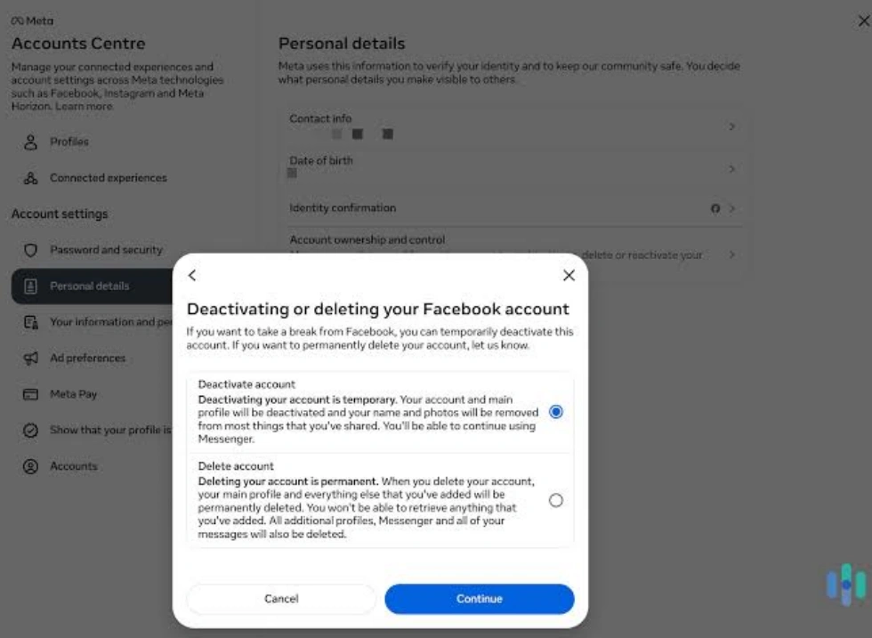 Facebook账号实拍图